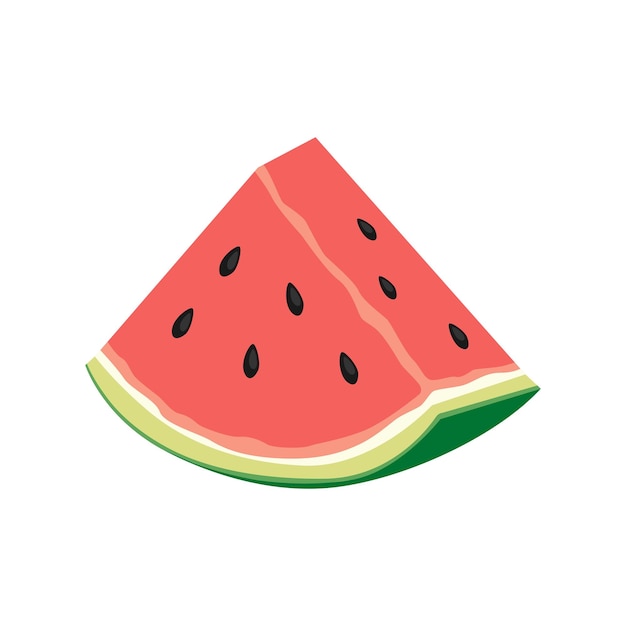 flat design watermelon pattern background vector stock