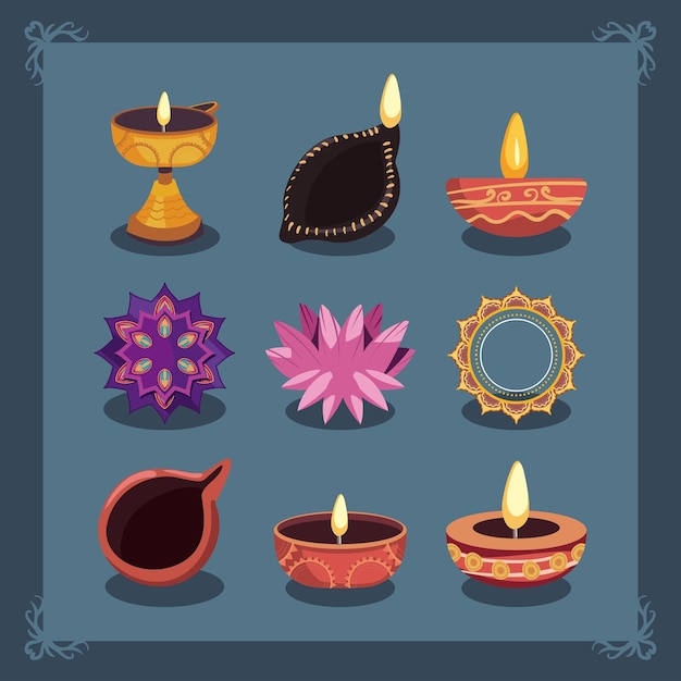 Flat diwali items