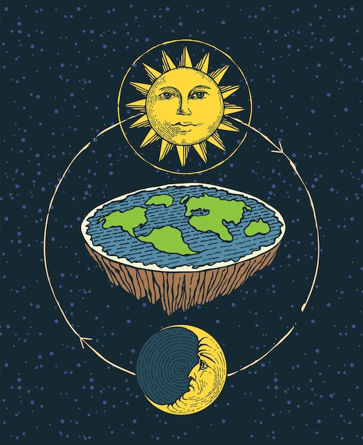 flat earth banner