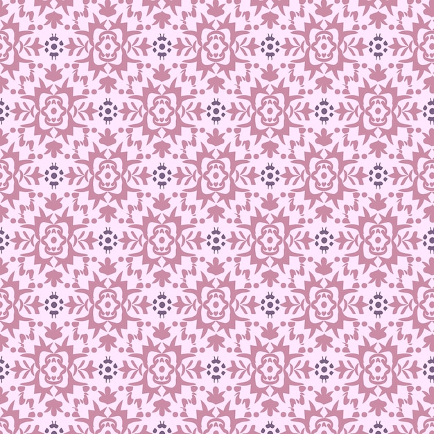 Flat Elegant decorative floral pattern vector design