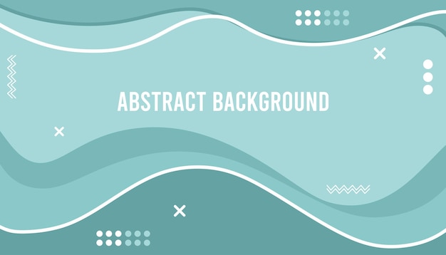 Flat geometric background with blue color and copy space