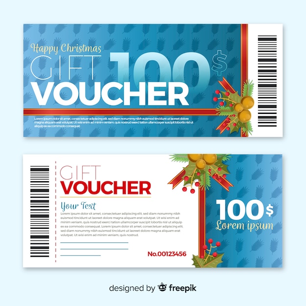 Flat gift voucher