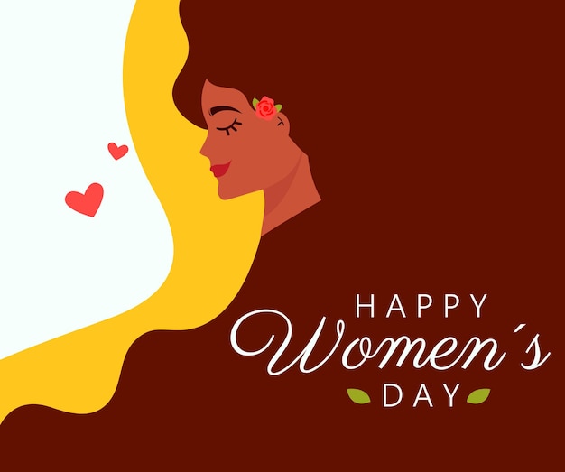 Flat happy womens day illustration Premium Vector