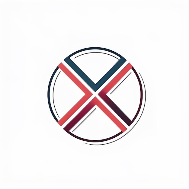 Vector flat icon of x mark