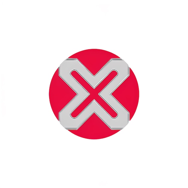 Vector flat icon of x mark