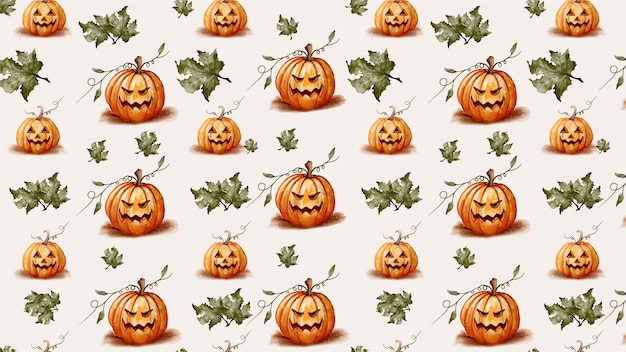 Flat illustration halloween pattern collection for new template