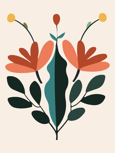 Flat Illustration of plants