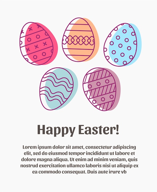 Flat Line Easter Eggs