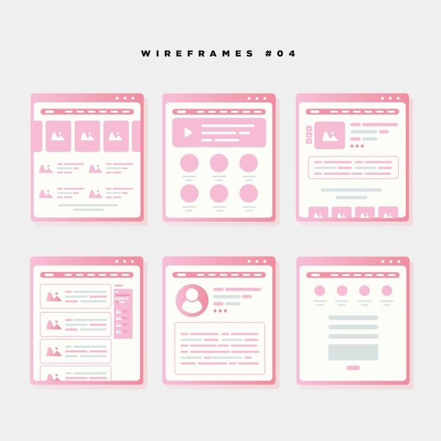 Flat Minimal Wireframes