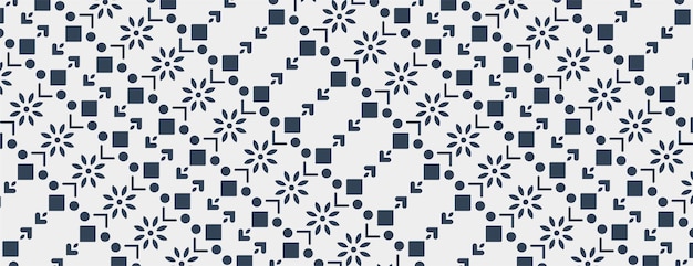 Flat ornament line pattern design