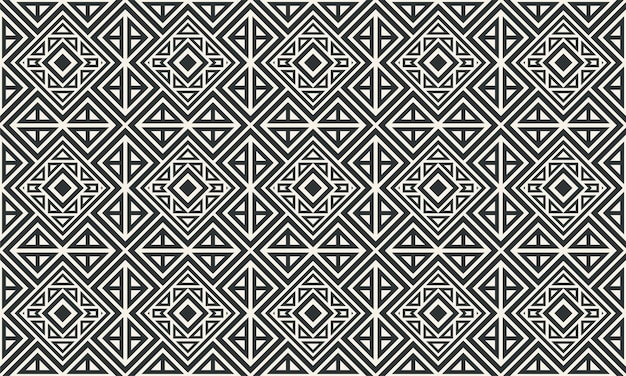 Flat ornament line pattern design