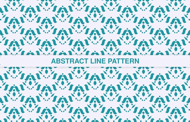 Flat ornament line pattern design