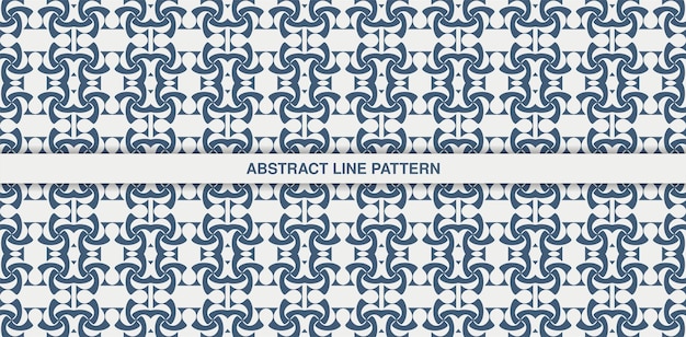 Flat ornament line pattern design