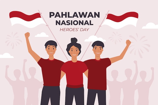 Flat pahlawan / heroes’ day