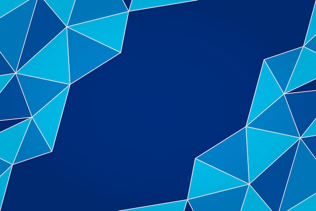 Flat polygonal background