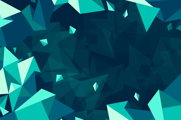 Flat polygonal background