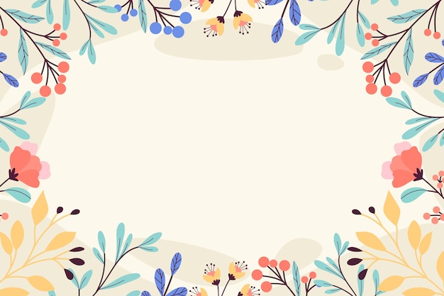 Flat spring background