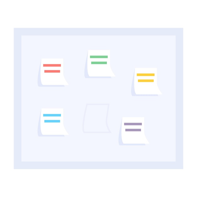 Flat vector icon of a calendar