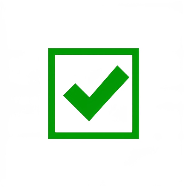 flat vector icon of checkmark