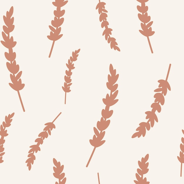 Flat vector lavender flower background