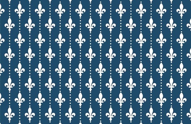 Fleur De Lis Fabric Pattern