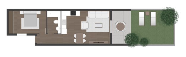 Vector floor plan