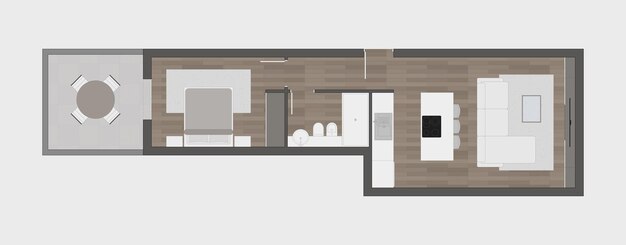 Vector floor plan