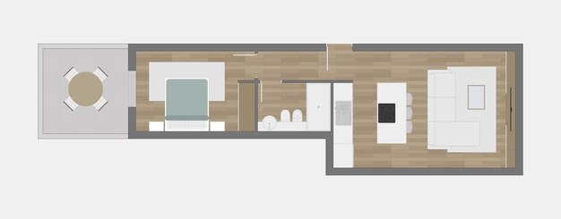 Vector floor plan