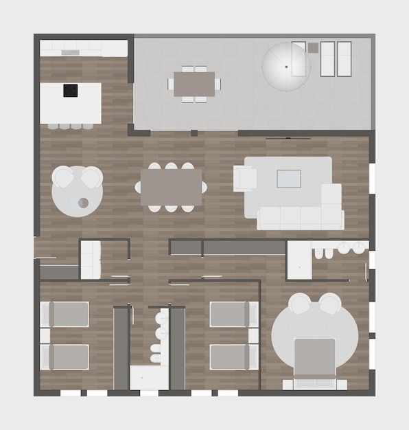 Vector floor plan