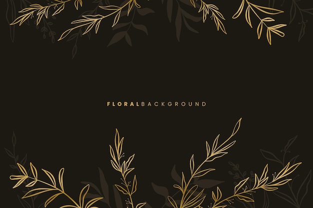 Floral abstract background