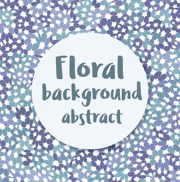 Floral abstract background