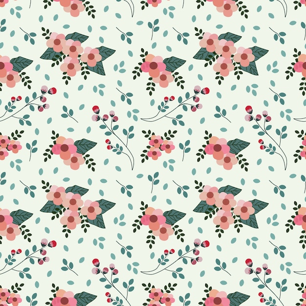 Floral background design for wallpaper