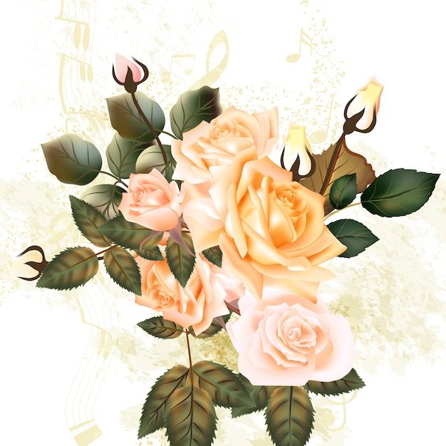 Floral background design