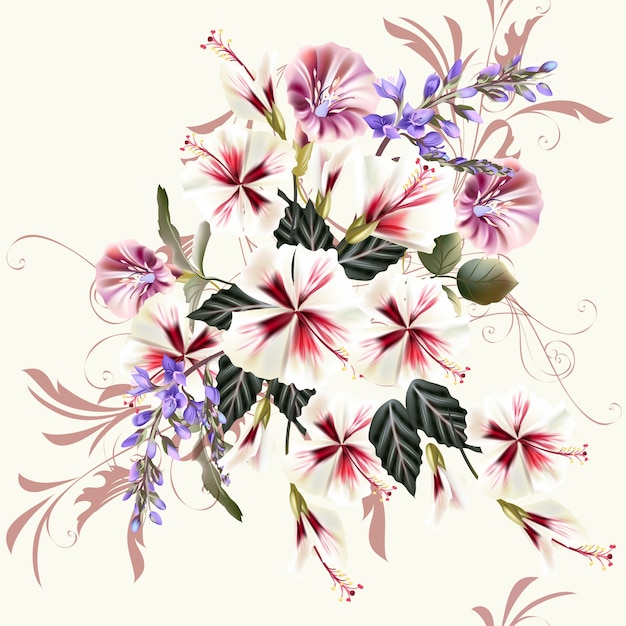 Floral background design