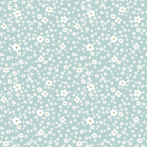 Floral background seamless pattern vector