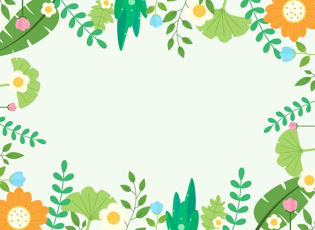 Floral background with place for your text