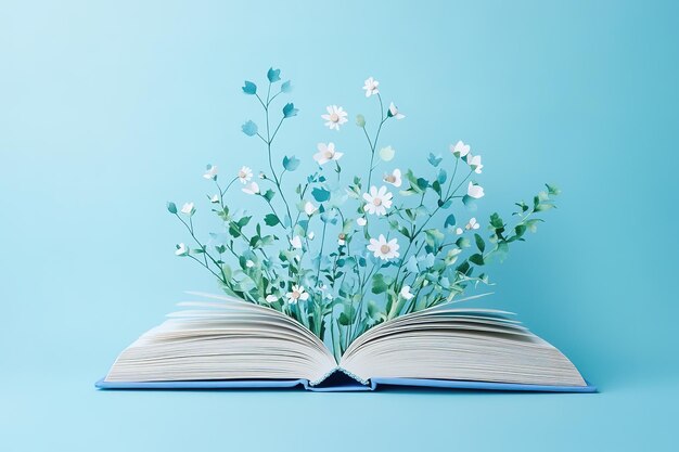 Vector floral books isolated on a white background floral books vector