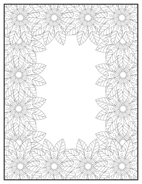 floral border, border design frame, flower border design. Easy border design, page border design.