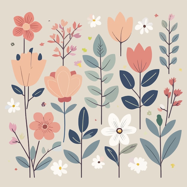 Floral and Botanical Background