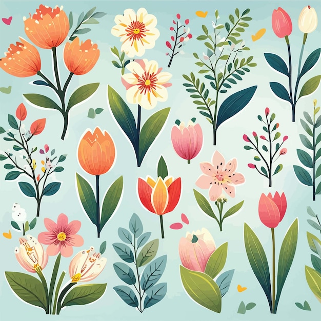 Floral and Botanical Background