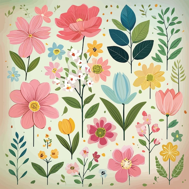 Floral and Botanical Background