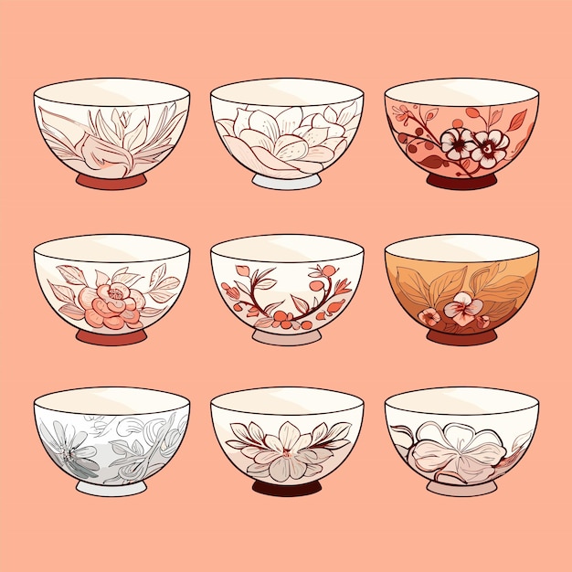 floral bowl