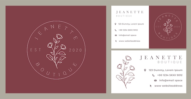 Floral Business Card