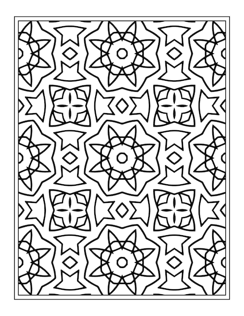 Floral coloring book for adults flower mandala coloring page