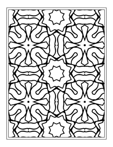 Floral coloring book for adults flower mandala coloring page