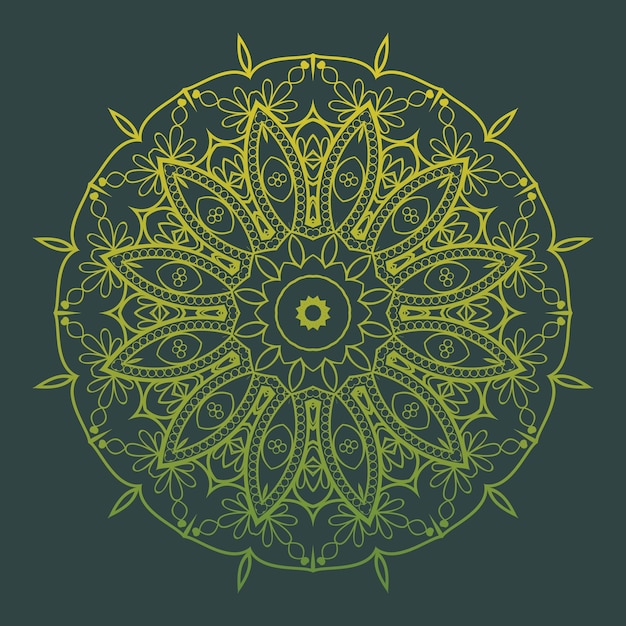 Floral colourful mandala relaxation patterns unique design Hand drawn pattern