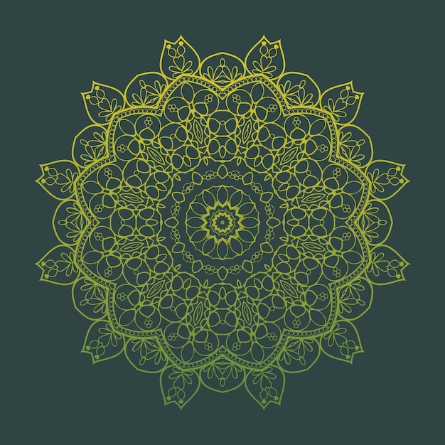 Floral colourful mandala relaxation patterns unique design Hand drawn pattern