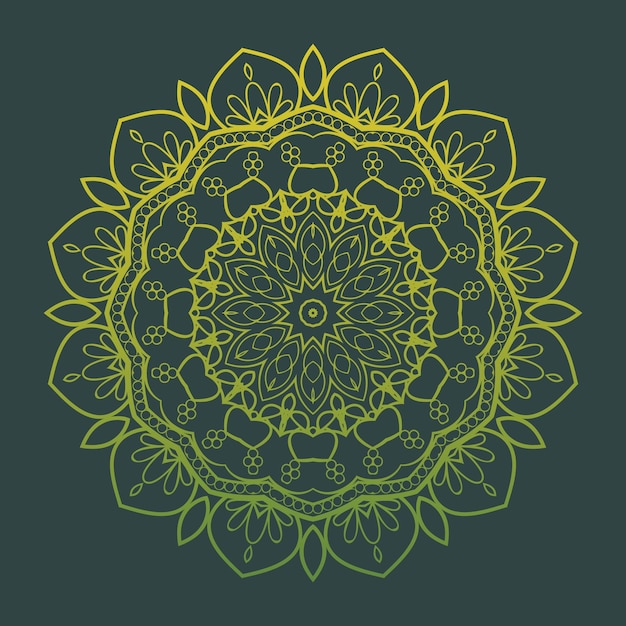 Floral colourful mandala relaxation patterns unique design Hand drawn pattern