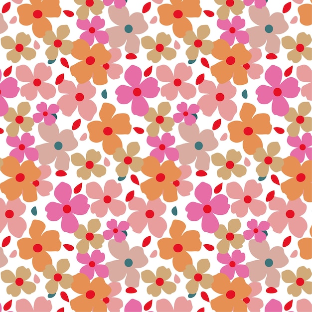 floral cute ditsy background