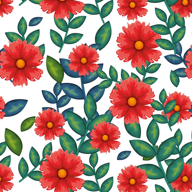 Floral decoration pattern background